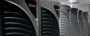 Teradata database server cluster.